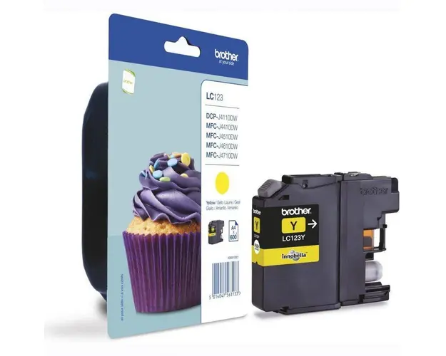 Brother Cartus LC123Y Yellow 0.6K