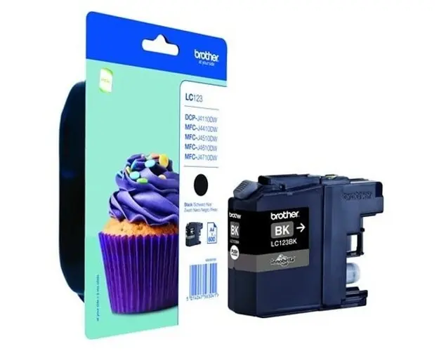 Cartus LC123BK INK MFCJ4510DW BLACK