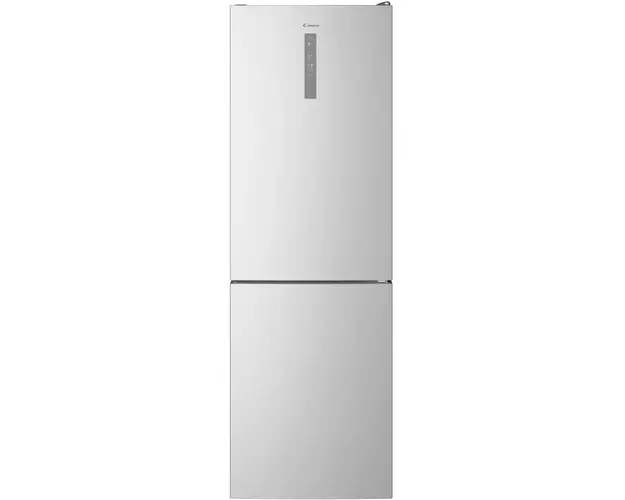 Combina frigorifica Candy CCE7T618ES, 341 l, Total NoFrost, WiFi, Super Freezing, Raft sticle, Clasa E, H 185 cm, Argintiu