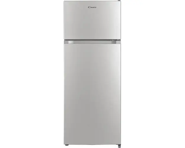 Frigider cu doua usi Candy CDG1S514ES, 211 l, H 143 cm, Clasa E, argintiu