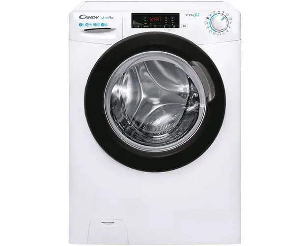 Masina de spalat rufe frontala Candy Smart Pro CO4 1275TWBE/1-S, Slim, WiFi, 7 kg, 1200rpm, Clasa C, alb