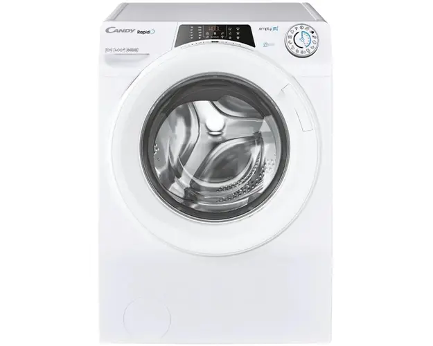Masina de spalat rufe Rapido RO 14104DWME/1-S, 10 kg, 1400 rpm, Clasa A, Wi-Fi, Bluetooth, Motor Inverter, Mix Power Systems, Steam, Alb