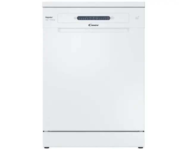 Masina de spalat vase Candy Rapido CF 3E7L0W, 13 seturi, 5 programe, Clasa E, Wi-Fi, Wash &amp; Dry 49&#039;, 60 cm, Alb
