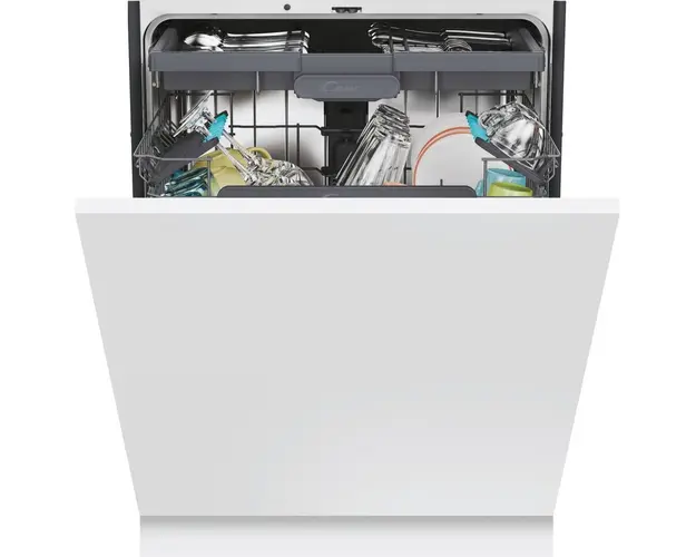 Masina de spalat vase incorporabila Candy Rapido CS 6B0S3PSA, 16 seturi, 10 programe, Clasa B, WiFi+Ble, Wash &amp; Dry 35&#039;, Inverter, 60 cm