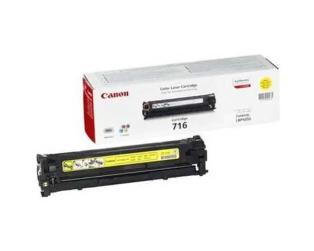Canon Toner CRG716Y, Toner Cartridge for LBP5050, LBP5050n (1500 pgs) CR1977B002AA
