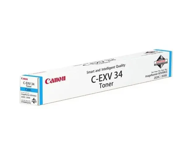 Canon Toner Cyan CEXV34 for IR Advance C2020/2030 Yield 19k CF3783B002AA