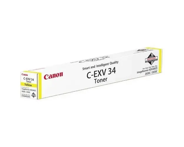 Canon Toner Yellow CEXV34 for IR Advance C2020/2030 Yield 19k CF3785B002AA