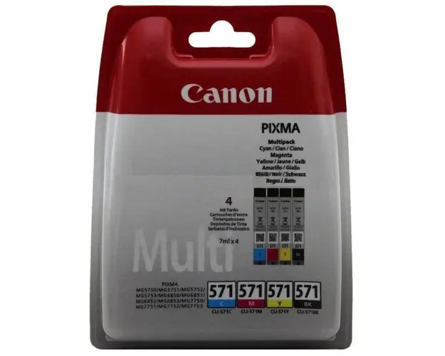 Cartus cerneala Canon CLI-571MULTI, multipack cyan,magenta,yellow,black