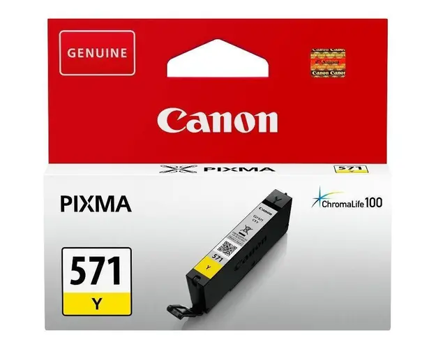 Cartus cerneala Canon CLI-571Y, yellow, capacitate 7ml