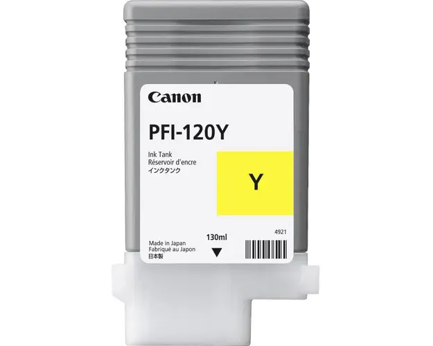 Cartus cerneala Canon PFI-120Y, yellow, capacitate 130ml