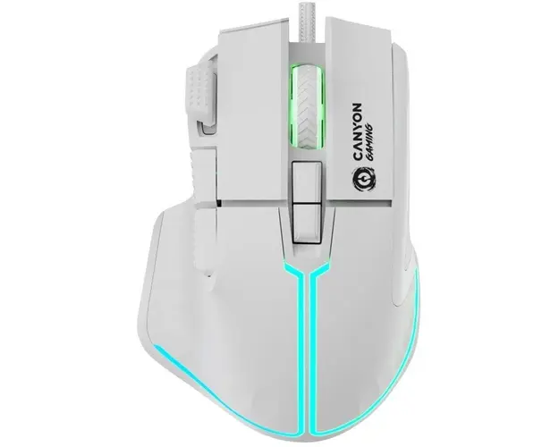 Mouse Gaming Canyon GM-636 Fortnax RGB White