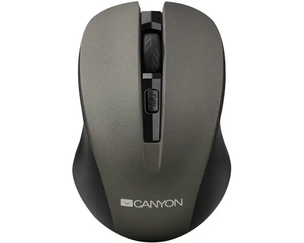 Mouse wireless Optical 800/1000/1200 dpi, 4 btn, USB, power saving button, Graphite