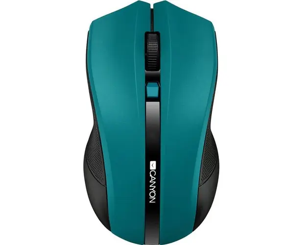 Wireless opticalmouse 4 buttons, DPI 800/1200/1600, green