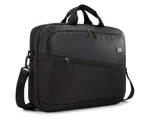 Geanta Case Logic,pentru notebook de max. 15.6 , 1 compartiment, buzunar frontal x 2, poliester, negru