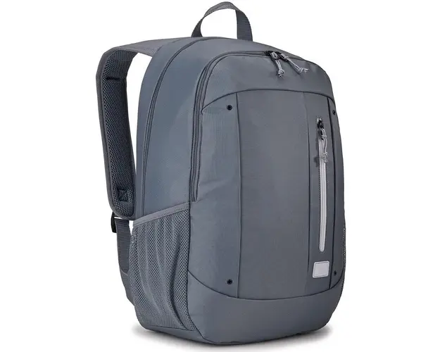 Rucsac Case Logic Jaunt,pentru notebook de max. 15.6, 2 compartimente, buzunar frontal, buzunar lateral x 2, waterproof, volum 23 litri, poliester reciclat, gri