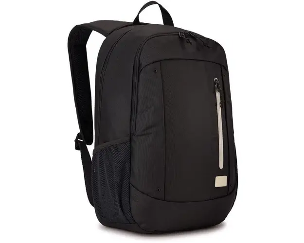 Rucsac Case Logic Jaunt,pentru notebook de max. 15.6, 2 compartimente, buzunar frontal, buzunar lateral x 2, waterproof, volum 23 litri, poliester reciclat, negru