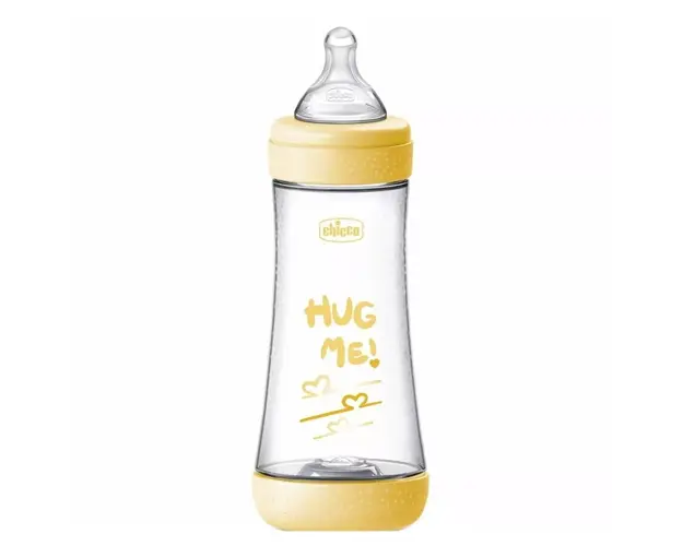 Biberon biofunctional anti-colici Chicco Perfect5 300ml, PP, tetina silicon, flux rapid, unisex, 4luni+