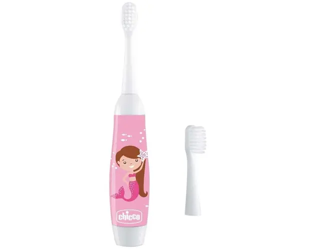 Periuta electrica pentru dinti Chicco, roz, 3 ani+