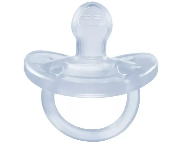 Suzeta anatomica din silicon, Chicco Physio Soft, bleu, 0-6 luni