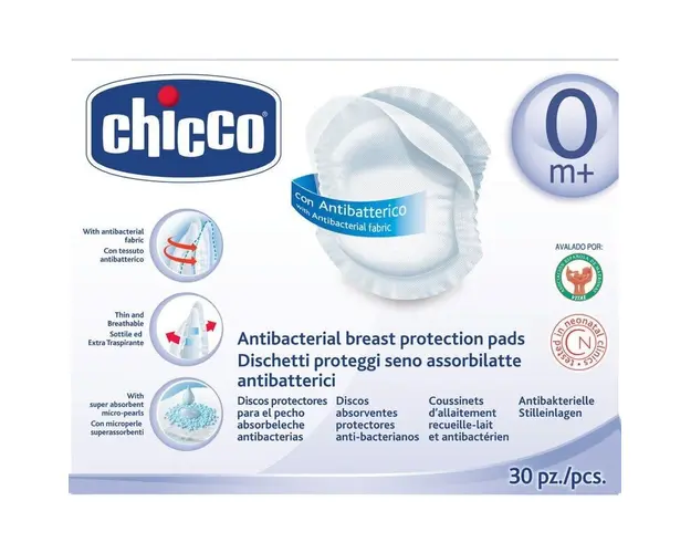 Tampoane pentru san extra confort Chicco Natural Feeling, 30 buc