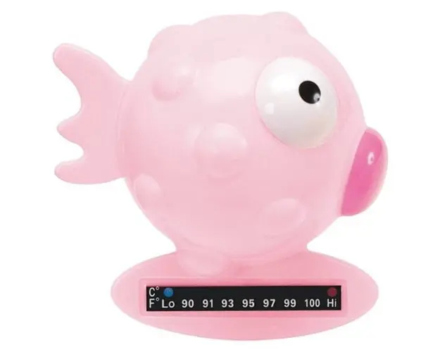 Termometru digital in forma peste pentru baie Chicco, roz