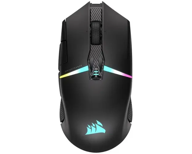 Mouse Gaming Corsair Nightsabre Wireless, 26000 DPI, RGB, Negru