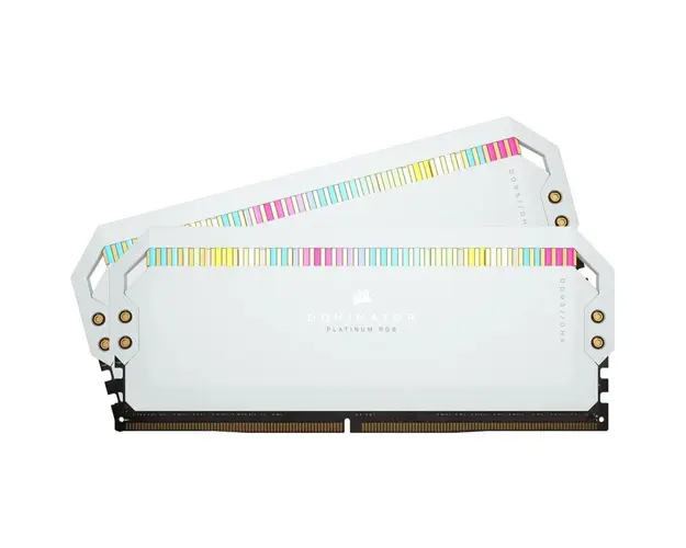 Memorie Corsair DOMINATOR PLATINUM XMP 3.0 White Heatspreader, DDR5, 6200MT/s 32GB (2x16GB), CL36, RGB