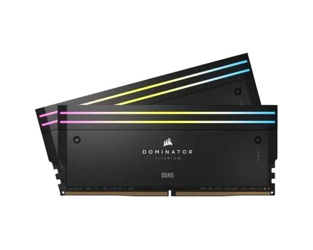 Memorie Dominator Titanium RGB Black 32GB 6400MHz CL32 Dual Channel Kit