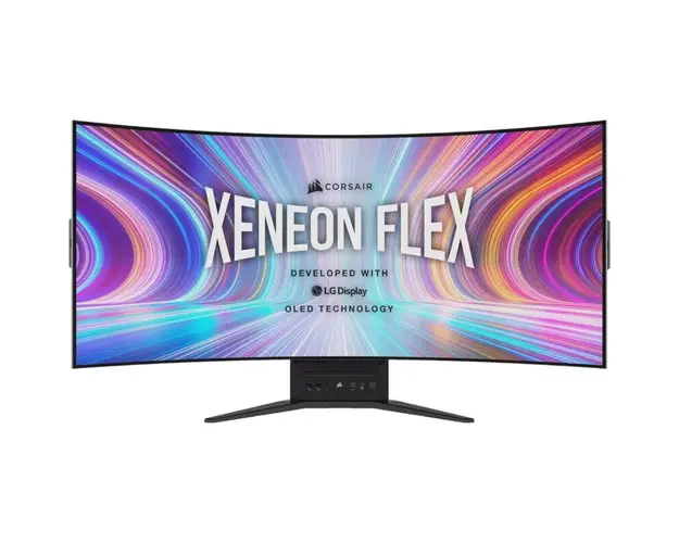 Monitor LED Gaming XENEON Flex 45 inch UWQHD OLED 0.03 ms 240 Hz USB-C HDR FreeSync Premium &amp; G-Sync Compatible