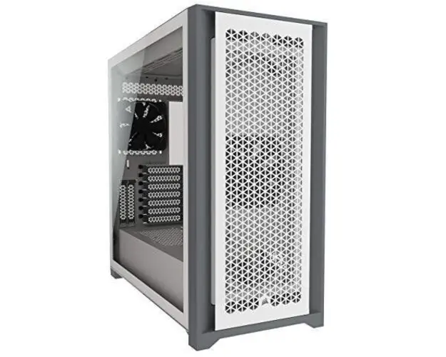 Carcasa 5000D AIRFLOW Tempered Glass Mid-Tower ATX, Alb
