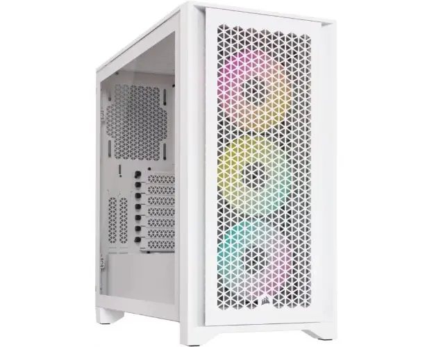 Carcasa iCUE 4000D RGB Airflow Mid Tower ATX, alb