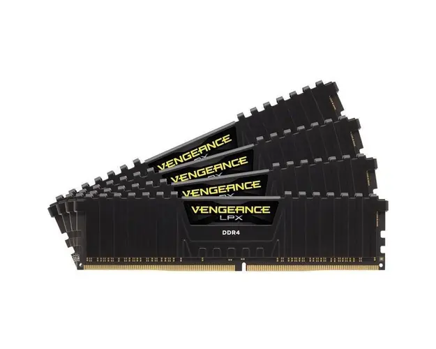 Memorie Corsair DDR4 16GB 2666MHz, KIT 4x4GB Black Vengeance LPX