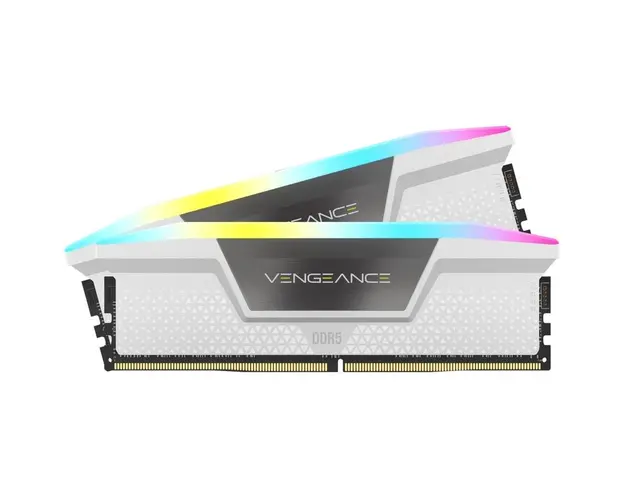 Memorie Corsair Vengeance RGB White 32GB DDR5 6000MHz CL40 Dual Channel Kit