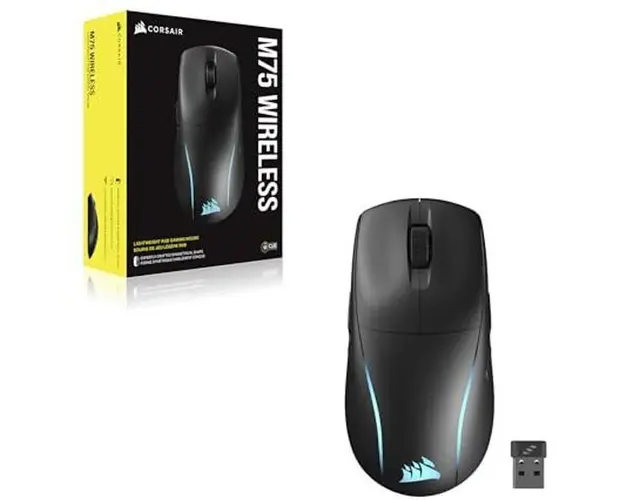 Mouse Gaming Corsair M75 Lightweight RGB Wireless Black