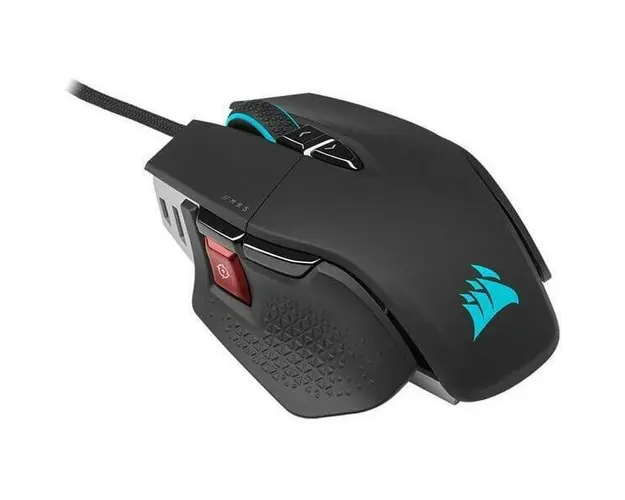 Mouse gaming Corsair M65 Ultra, iluminare RGB, switchuri optice Omron, 26000 DPI (Negru)