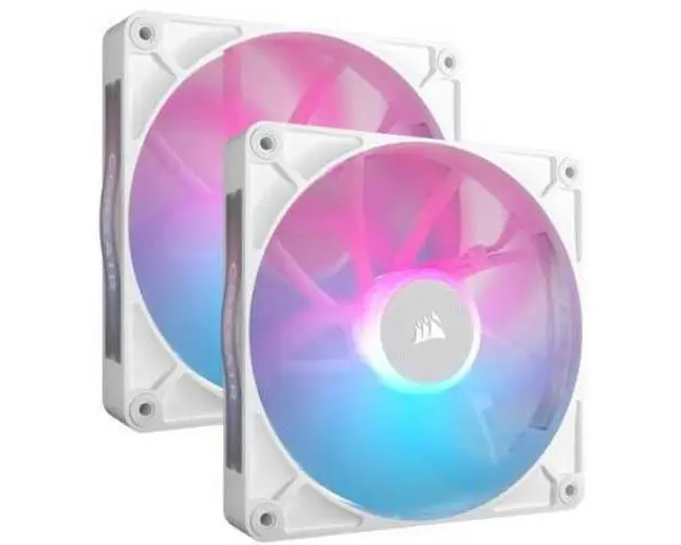 Ventilator / radiator Corsair iCUE LINK White RX140 RGB 140mm Dual Fan Pack