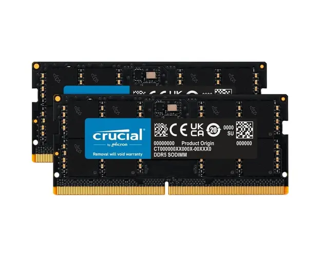 Crucial RAM - 64 GB (2 x 32 GB Kit) - DDR5 4800 SO-DIMM CL40