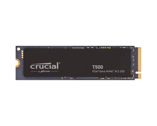 SSD, Crucial, T500, 2TB, PCIe, Gen4 NVMe M.2 SSD, Negru