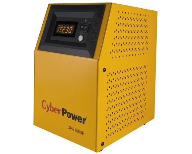 UPS Inverter (pt. motoare, pompe, centrale termice), Sinusoida Pura, 1000VA/ 700W, AVR, 2 x socket Shucko, display LCD, fara baterie