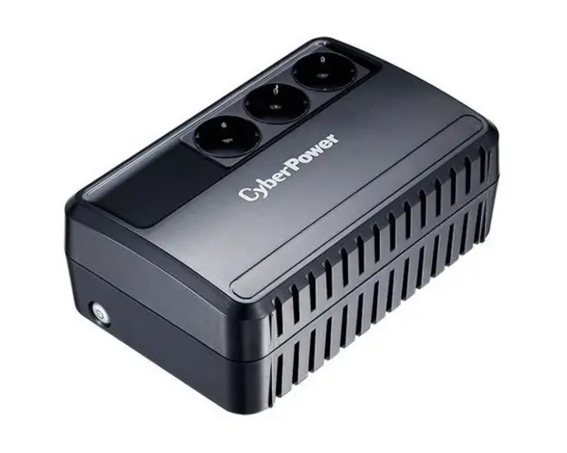 UPS Line Interactiv fara management, 650VA/ 360W, AVR, 3 x socket Schuko, indicatie status cu LED, 1 x baterie 12V/5Ah