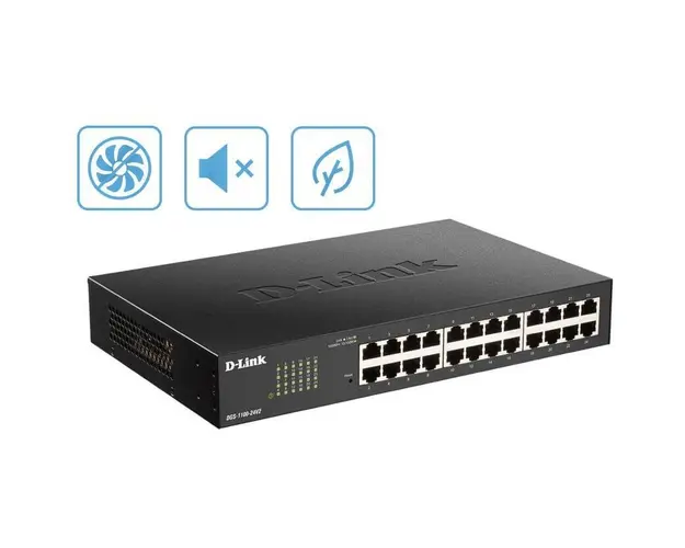 Switch DGS-1100-24PV2, 24 porturi Gigabit