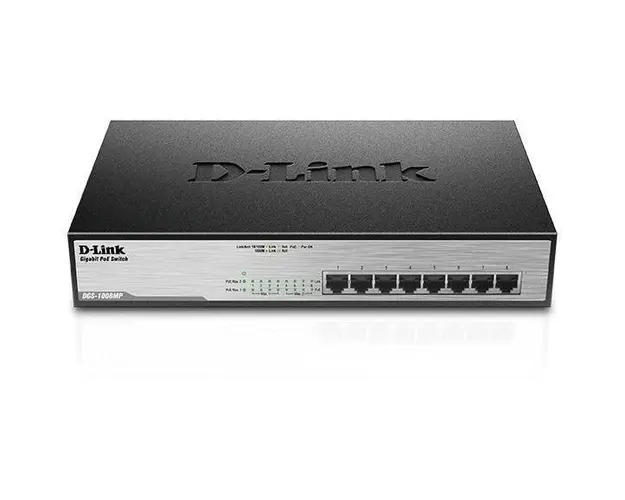 Switch D-Link Gigabit DGS-1008MP POE