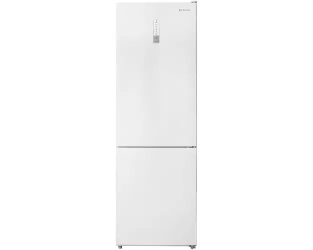 Combina frigorifica Daewoo DNF-310MEW, 310 l, Total No Frost, Control electronic, Iluminare LED, Clasa E, H 188 cm, Alb