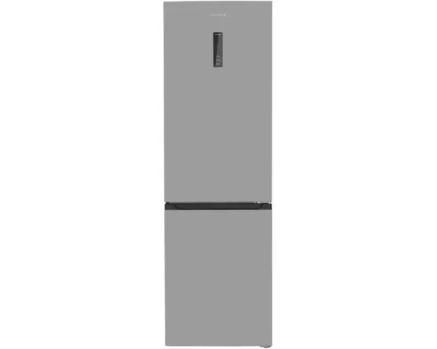 Combina Frigorifica Daewoo RN-357DNFX, 347 l, No Frost, Iluminare LED, Display, Clasa F, H 193.5 cm, Inox