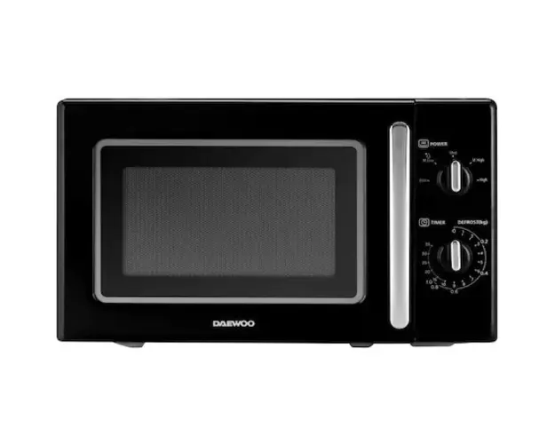 Cuptor cu microunde Daewoo KOR-6S20K-1, 20 l, 700 W, Mecanic, Negru