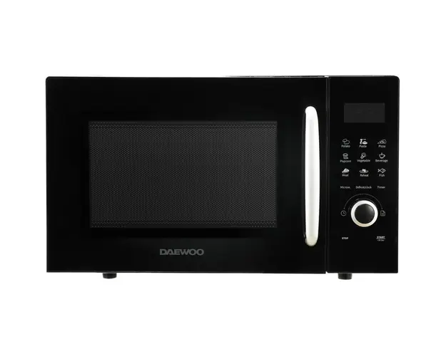 Cuptor cu microunde Daewoo KOR-91RBK-2, 23 l, 800 W, Control digital, Display LED, Negru