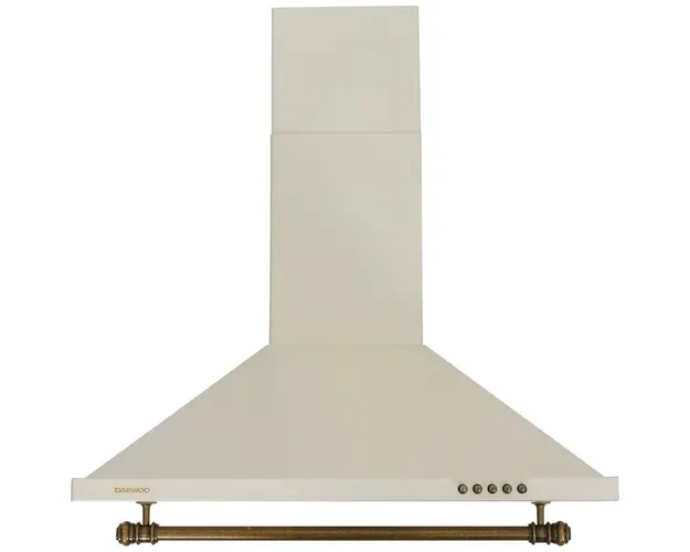 Hota semineu DWHO-8665CE1RBJ, 3 trepte de putere, filtru de aluminiu, capacitate de absortie 400 m3, Crem rustic