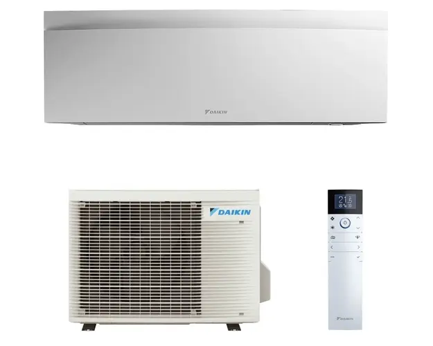 Aparat de aer conditionat Daikin FTXJ35AW-RXJ35A Emura Bluevolution, Inverter, 12000 BTU, Clasa A+++, Modul Heat Boost, Flux de aer 3D, Senzor termic, Control WiFi, Alb