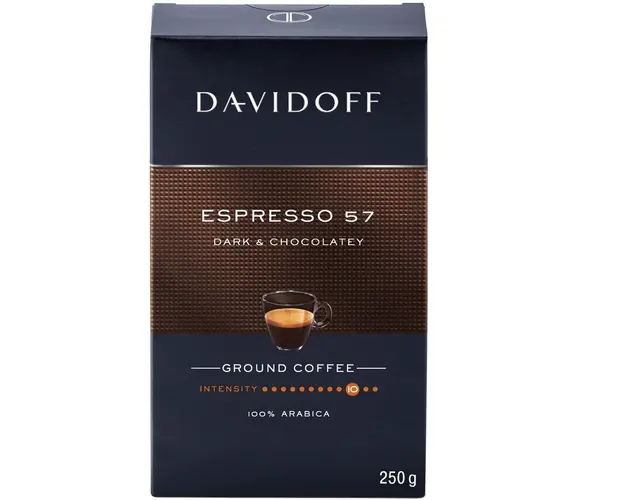 Cafea macinata Davidoff Espresso 57 Intense, 250 gr