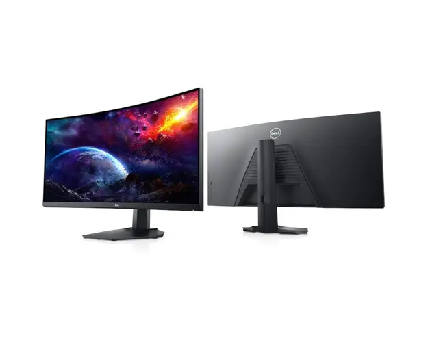 Monitor LED DELL Gaming S3422DWG Curbat 34 inch 1 ms Negru HDR FreeSync Premium Pro